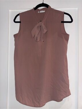 mandee Sleeveless Bow-Tie Camisole - Dusty Mauve